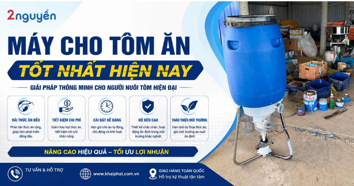 alt="máy cho tôm ăn"