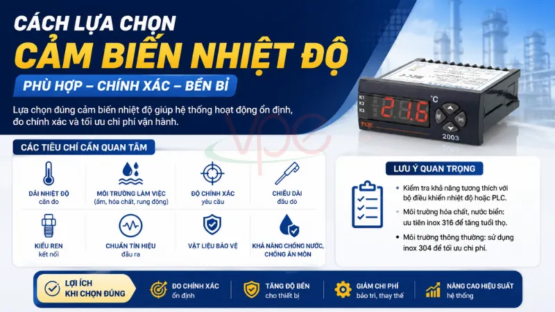 alt="cách lựa chọn cảm biến nhiệt độ"