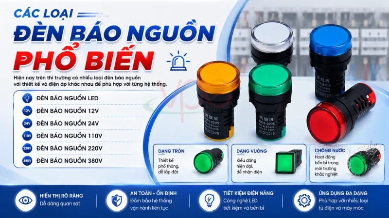 alt="các loại đèn báo nguồn"